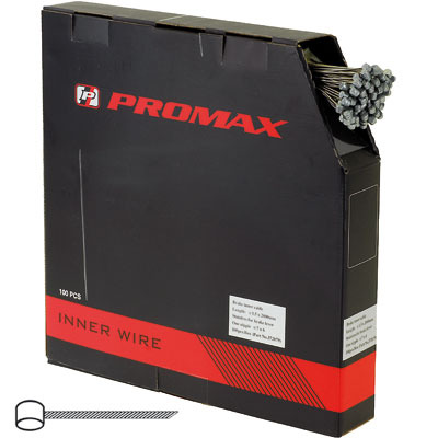 Promax Bremszugbox bremszüge 1,5mm 2000mm Niro 100 pièces carton poires mamelons