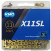 KMC Kette X-11-SL Ti-N goldfarben 118 Glieder 11-fach Hohlversion