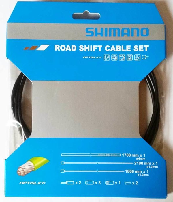 Shimano Schaltzug-Set Road OPTISLICK 2x 2.100 Edelstahl