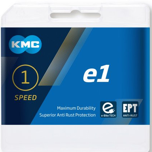 KMC Kette e1 EPT silber 1/2 x 3/32 130 Glieder E-Bike