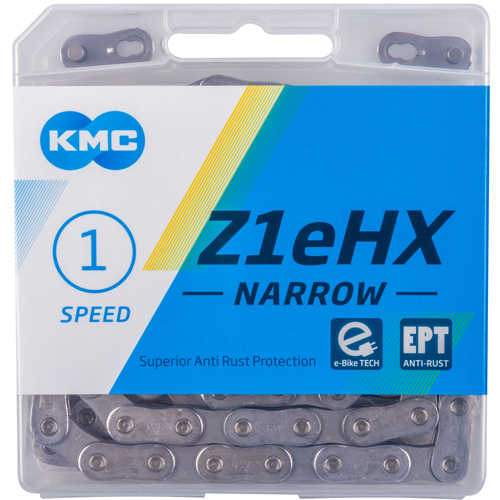 KMC Kette Z1eHX Narrow EPT 1/2 x 3/32" 128 Glieder 7,8mm silber